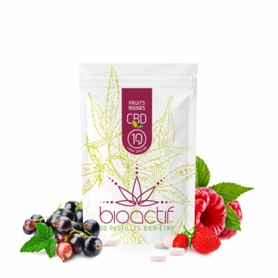 Pastilles CBD/CBG - Fruits Rouges | BioActif