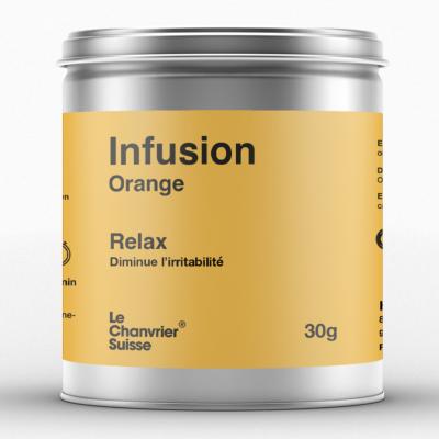 Infusion Chanvre - Orange | Le Chanvrier Suisse