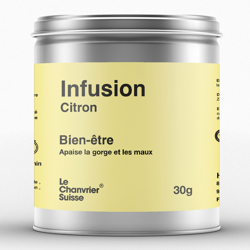 Infusion Chanvre - Citron | Le Chanvrier Suisse